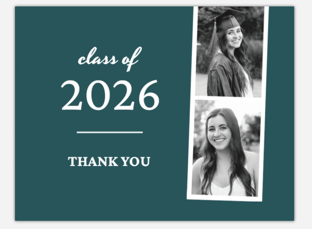 graduation custom thank you cards 1 